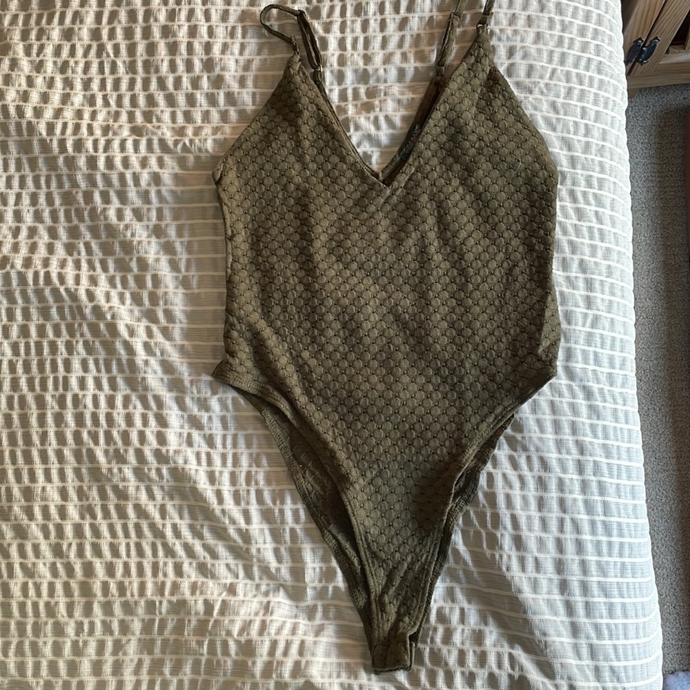 Olive Green Bodysuit